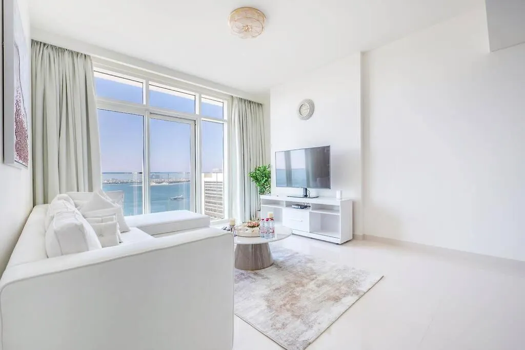 Elegant 1Br Apartment With Sea View And Free Beach Access Dubaj