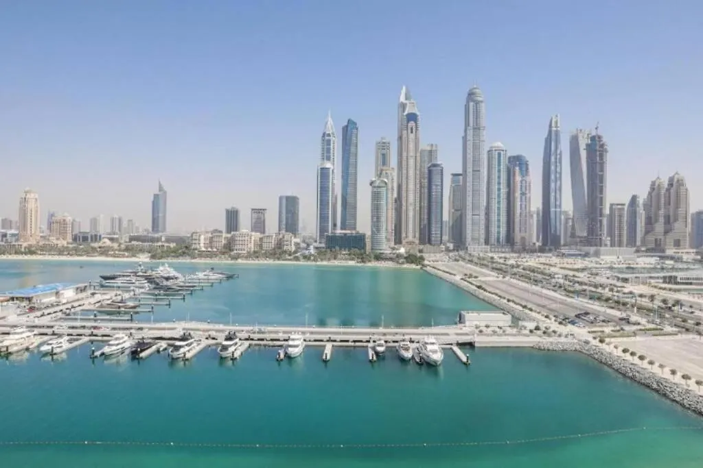 Elegant 1Br Apartment With Sea View And Free Beach Access Dubaj Egyesült Arab Emírségek